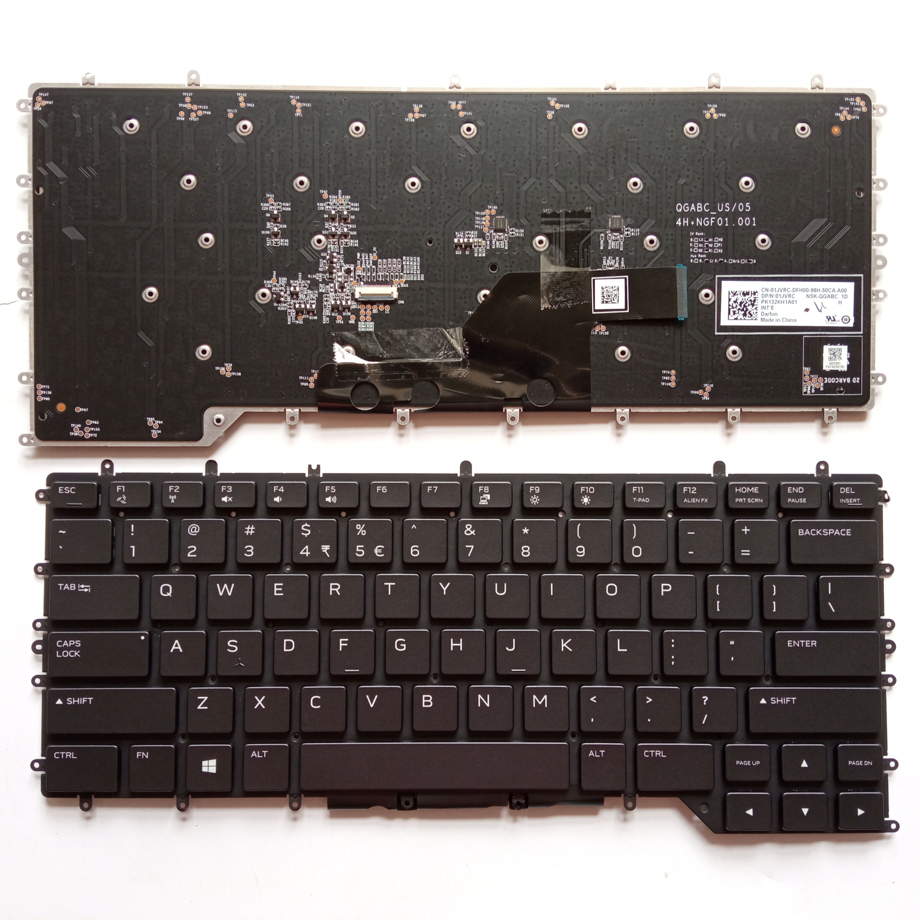Picture of New Replacement Laptop Keyboard For DELL M15R3 Alienware RGB colorful backlight BLACK Backlit US Layout